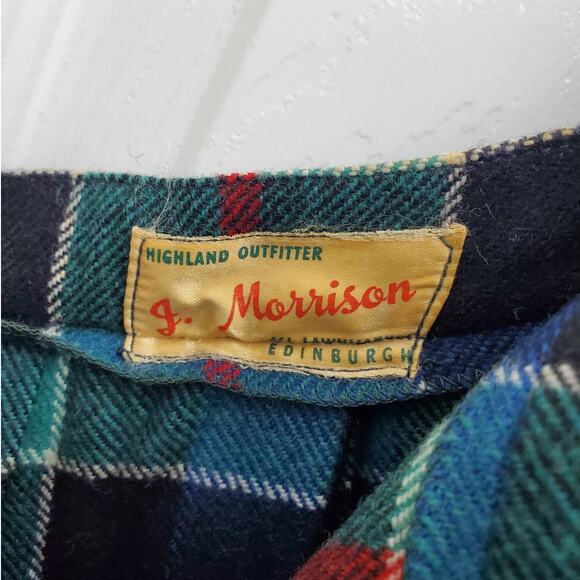 Vintage Skirt Kilt Plaid Tartan Scottish Dark Academia Collegiate Schoolgirl 90s - Picture 8 of 13